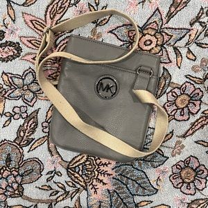 Michael Kors Gray Crossbody Bag
